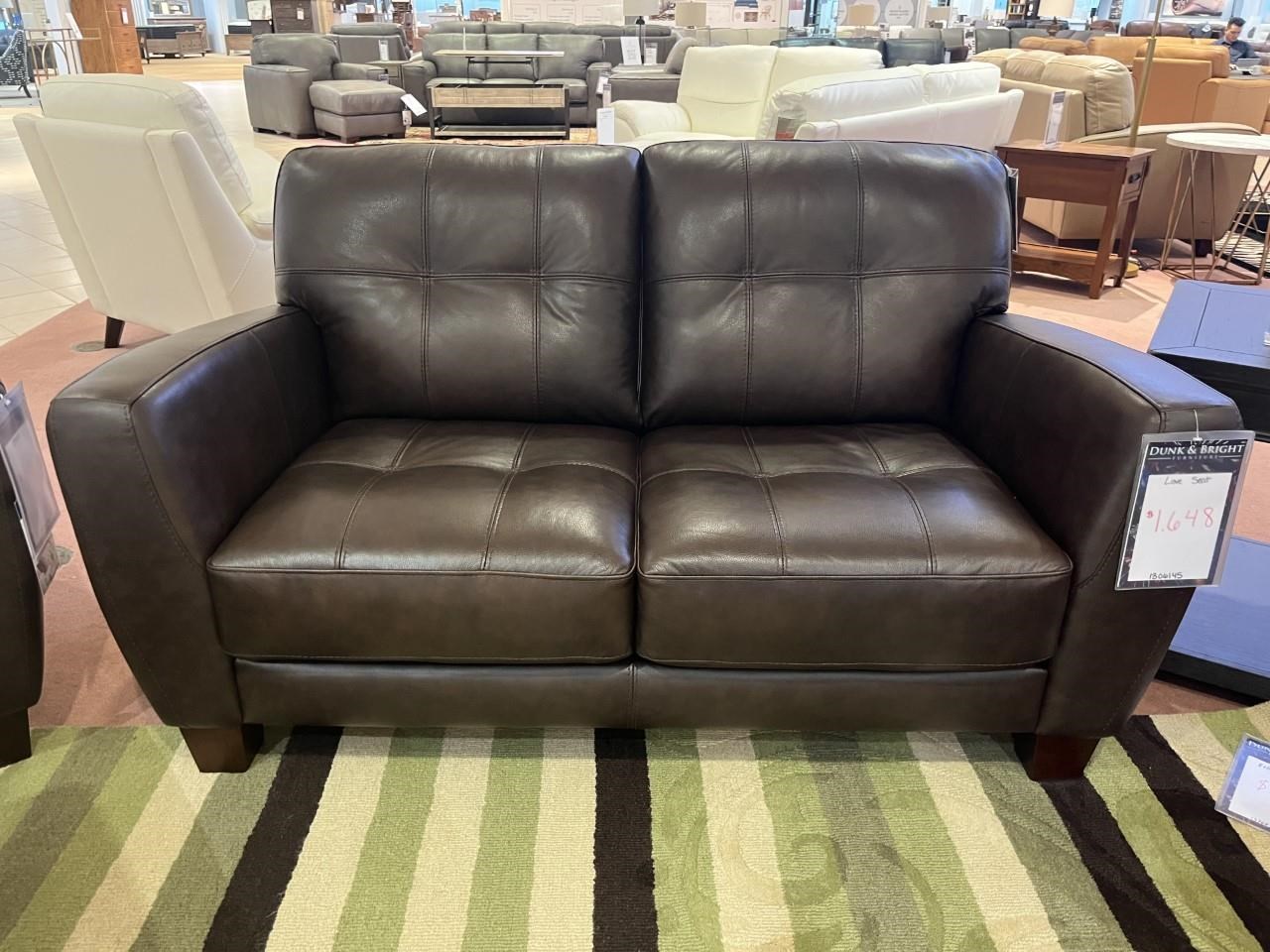 Kaleb tufted leather clearance recliner